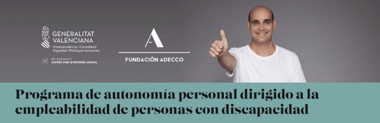 Programa de autonomía para fomentar la empleabilidad de personas con discapacidad