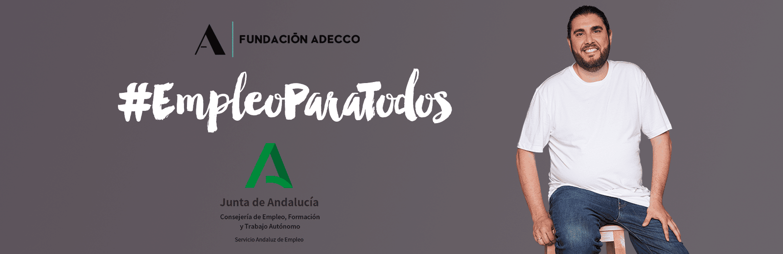 programa de empleo para personas en riesgo de exclusión social Fundación Adecco. Financiado por la Junta de Andalucía.