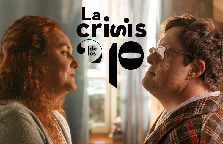 Inés y Pablo se miran frente a frente, con la gráfica del título del vídeo: Día Internacional de las Personas con Discapacidad 2022 La crisis de los 40