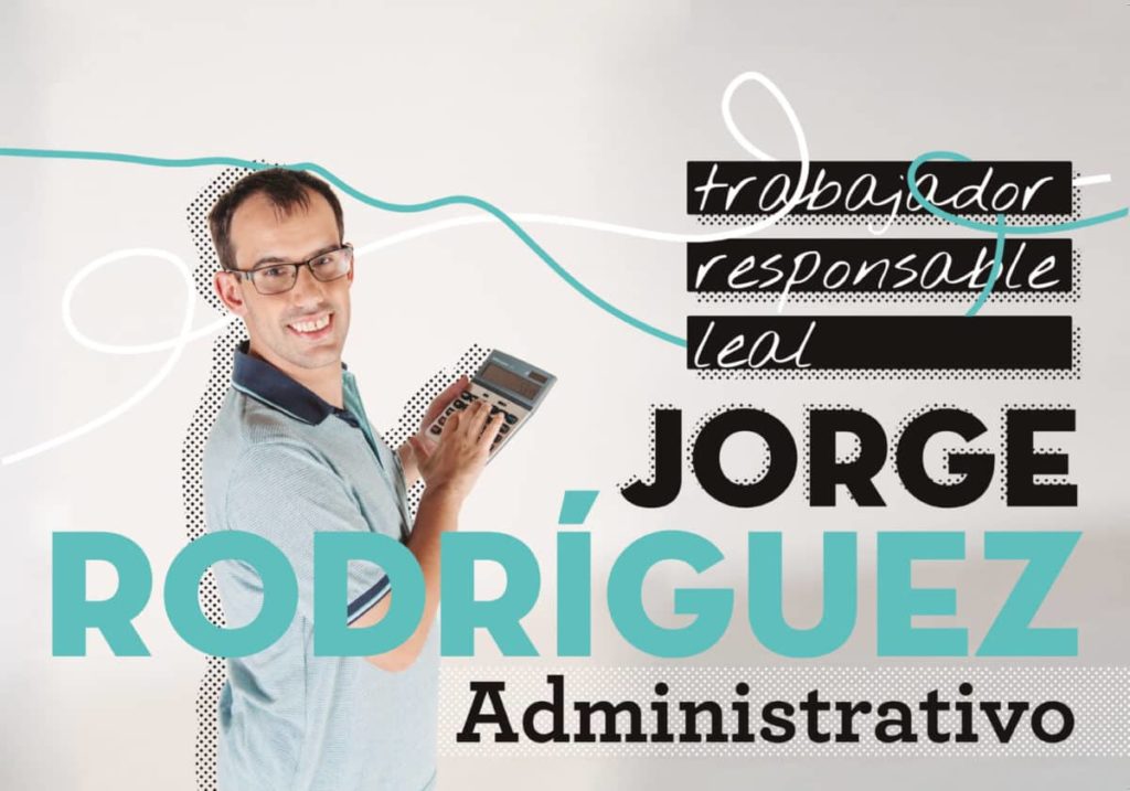 Jorge Rodriguez administrativo protagonista del mes de julio