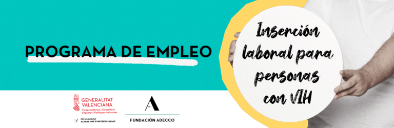 Programa de inclusión laboral para personas con VIH. Fundación Adecco.