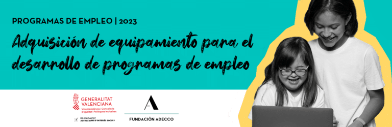 Andrea y Clara, beneficiarias de la Fundación Adecco