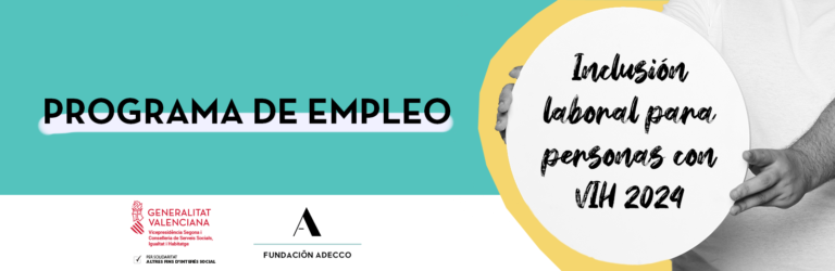 Programa de inclusión laboral para personas con VIH 2024.