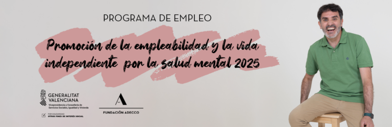 Cabecera con el nombre del programa de empleo