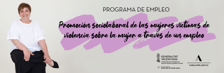 Cabecera con el nombre del programa de empleo