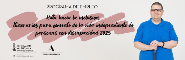 Cabecera con el nombre del programa de empleo