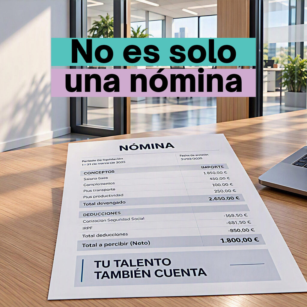 Nomina de una empleada